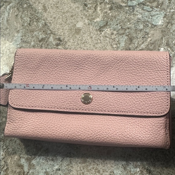 Authentic NEW Coach Pink Leather Wristlet Clutch - Picture 8 of 9